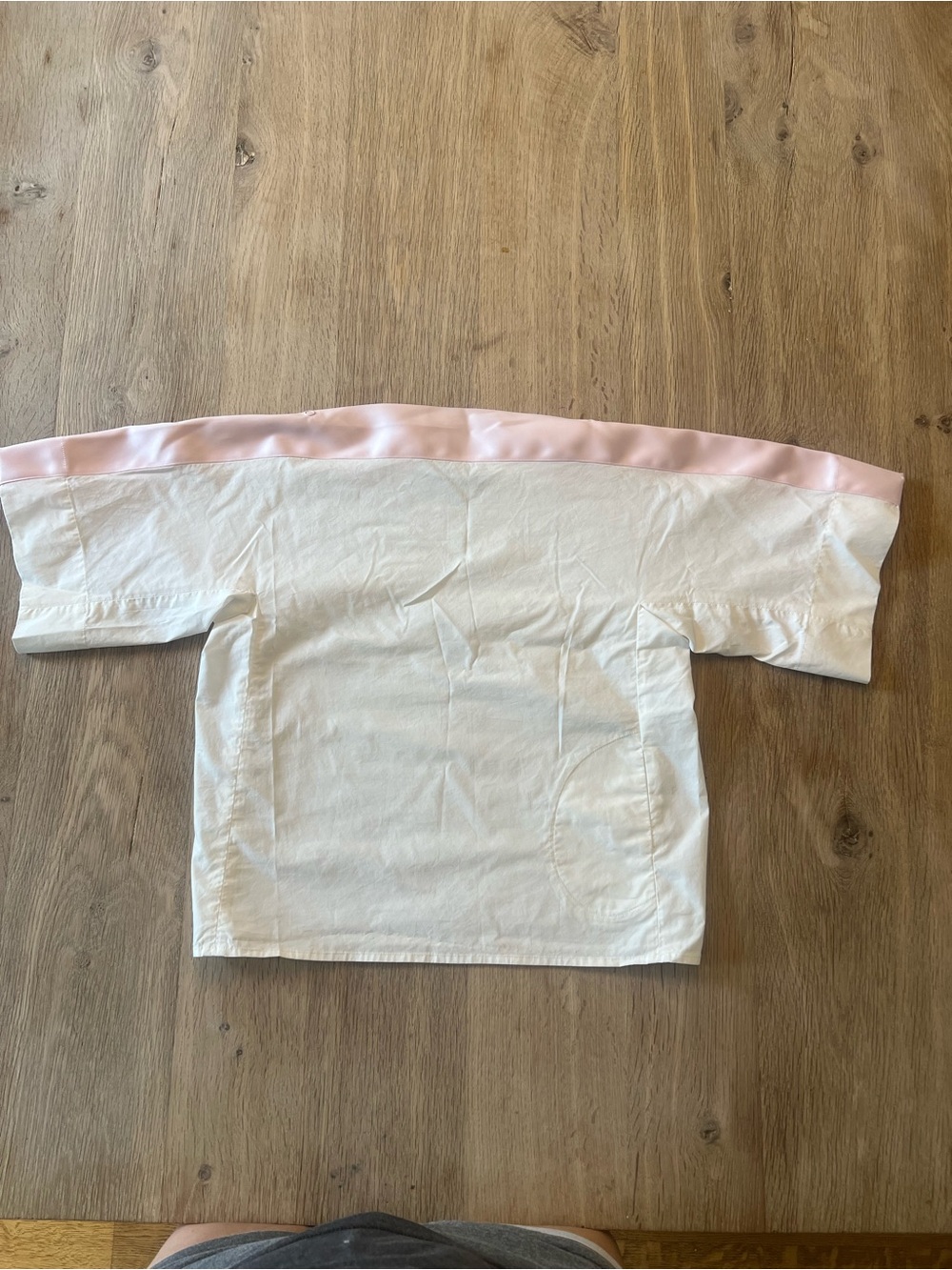 OWA Yurika Riko White & Blush Pink Boat Neck Top Girls 10–12 Years Barneys